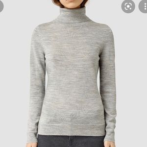All Saints Albar roll neck sweater size 8